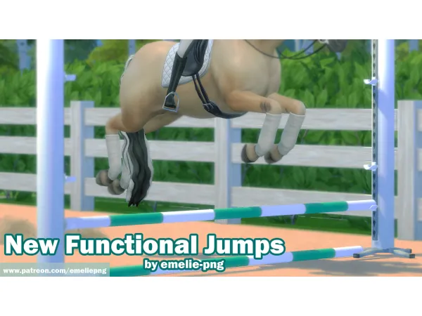Maxis Match New Functional Jumps - The Sims 4 Custom Content