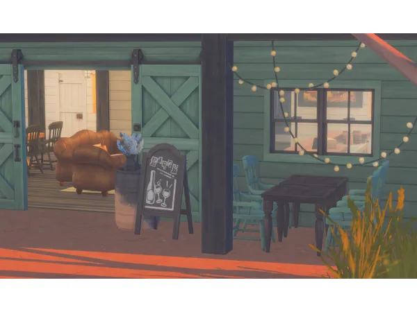 Maxis Match Chestnut Ridge Gym Restaurant - The Sims 4 Custom Content