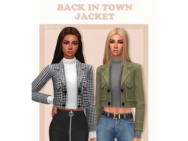 Back In Town Jacket by Black Lily