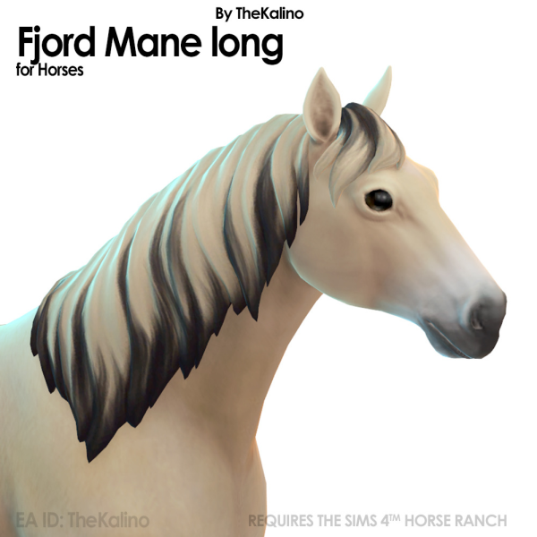 Maxis Match Fjord Mane Long by simsfinds - The Sims 4 Custom Content