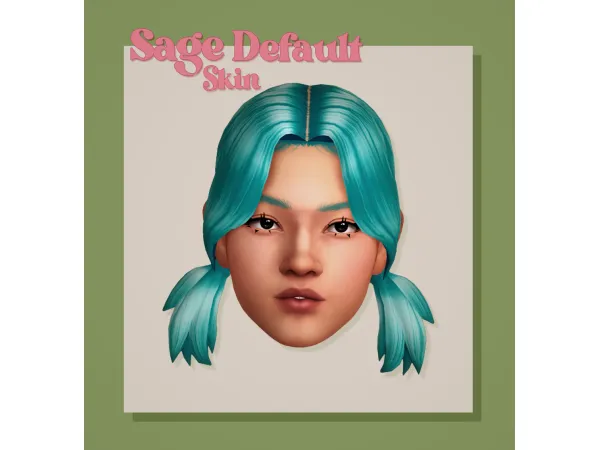 Maxis Match Sage Default Skin by sammi - The Sims 4 Custom Content