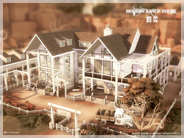 Maxis Match No Horse Ranch 3bd3ba - The Sims 4 Custom Content