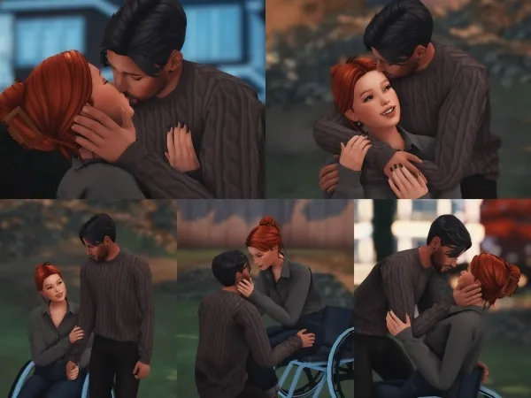 Mix Strength in Unity Pose Pack by katverse - The Sims 4 Custom Content