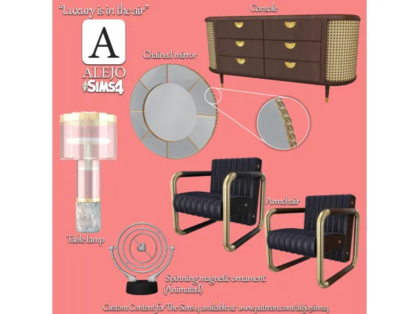 Alpha Luxury is in the air by Alejo Sims 4 - The Sims 4 Custom Content