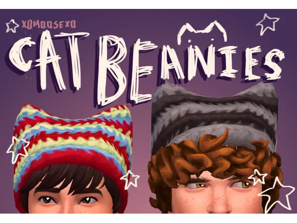 Maxis Match CAT BEANIES - The Sims 4 Custom Content