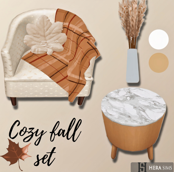 Alpha Cozy fall set by herasims4 - The Sims 4 Custom Content