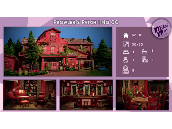 Maxis Match Prowler's Patch No Участок бродяги by MikkiMur - The Sims 4 Custom Content