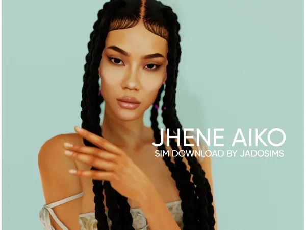 Alpha Jhene Aiko (Sim) - The Sims 4 Custom Content