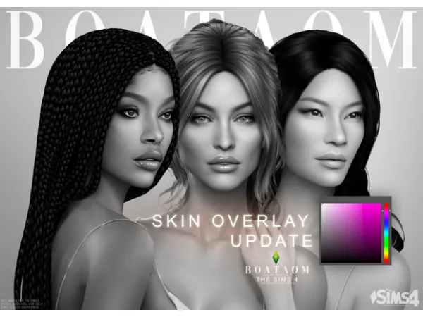 Alpha Brenda Mckenzie and Lucia Overlay ver update by BoatAom - The Sims 4 Custom Content