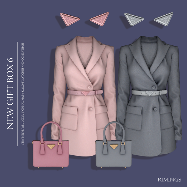 Alpha [RIMINGS] NEW GIFT BOX 6 by simsfinds - The Sims 4 Custom Content