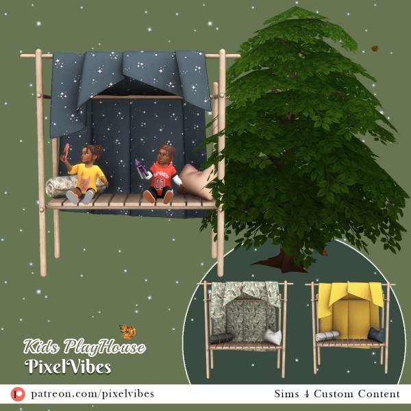 Mix Kids PlayHouse by pixelvibes - The Sims 4 Custom Content