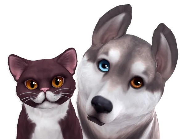 Maxis Match Soulmate Eyes for Cats and Dogs (default) elsa by someone - The Sims 4 Custom Content