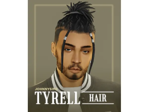 Maxis Match Tyrell Hair by JohnnySims - The Sims 4 Custom Content