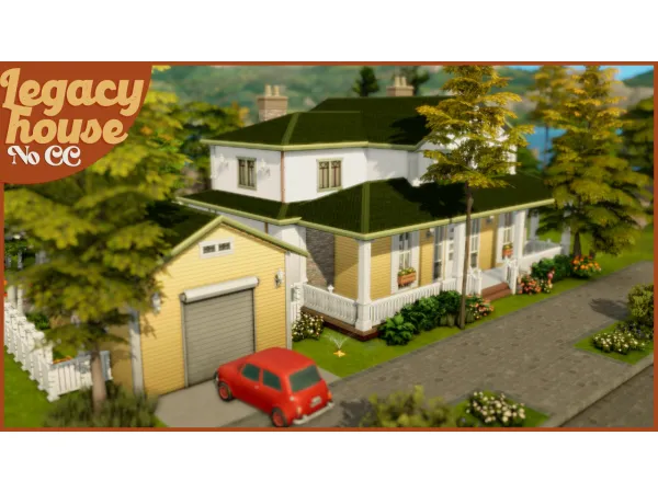 Maxis Match LEGACY HOUSE - The Sims 4 Custom Content