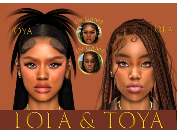 Alpha Lola Toya SkinSim Downloads by FashionSimsta - The Sims 4 Custom Content