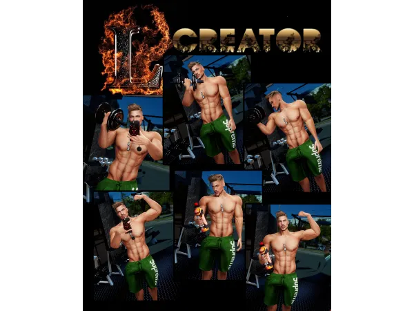 Alpha gym 6 - The Sims 4 Custom Content