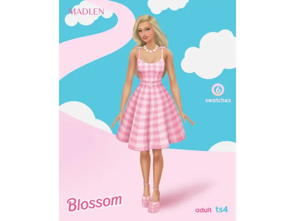 Maxis Match Blossom Set by Madlen - The Sims 4 Custom Content