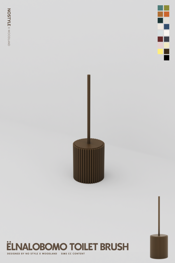 Mix ËLNALOBOMO Toilet Brush by simsfinds - The Sims 4 Custom Content