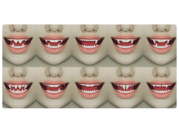 Supernatural Teeth Set 👽🦇 by yooniesim