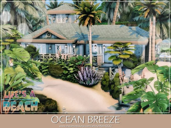 Maxis Match Lifes a Beach Ocean Breeze (No ) - The Sims 4 Custom Content