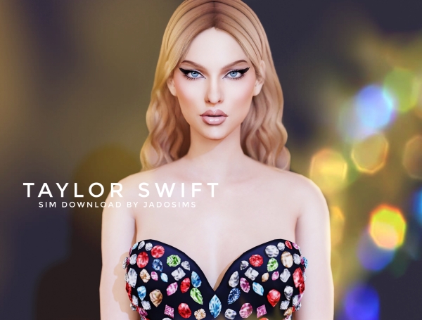 Alpha Taylor Swift (Sim) by shopwithflynnn - The Sims 4 Custom Content