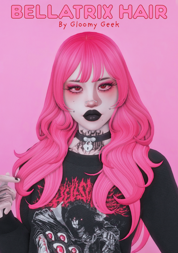 Maxis Match Bellatrix Hair by simsfinds - The Sims 4 Custom Content