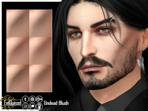 Alpha Undead Blush and Eyeshadow - The Sims 4 Custom Content