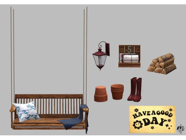 Mechtasims Porch Set - The Sims 3 Custom Content
