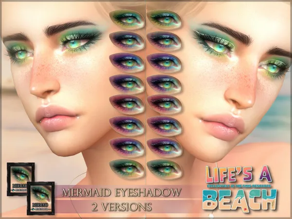 Mermaid eyeshadow (TS4)