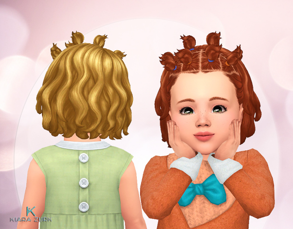 Maxis Match Katy Ponytails by simsfinds - The Sims 4 Custom Content