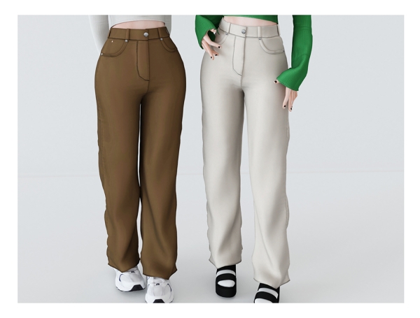 Alpha High waist jeans Babyetears by babyetears - The Sims 4 Custom Content