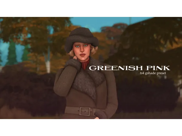 Mix GREENISH PINK - The Sims 4 Custom Content