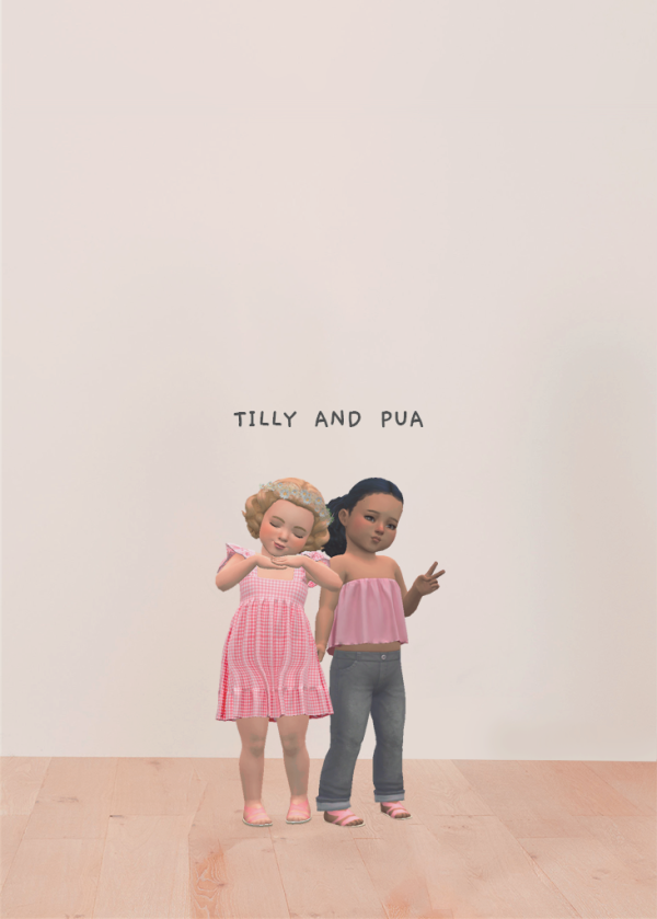 Alpha Tilly and Pua by simsfinds - The Sims 4 Custom Content
