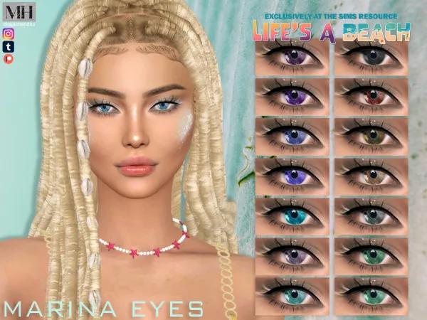 Life’s a Beach - Marina Eyes N164