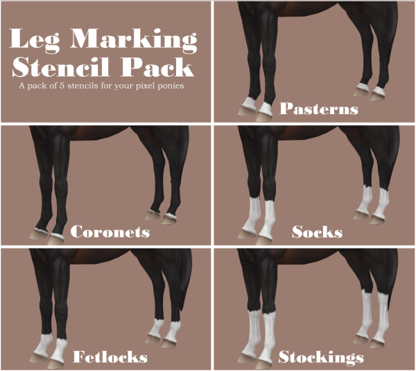 Maxis Match Leg Marking Stencil Pack by simsfinds - The Sims 4 Custom Content