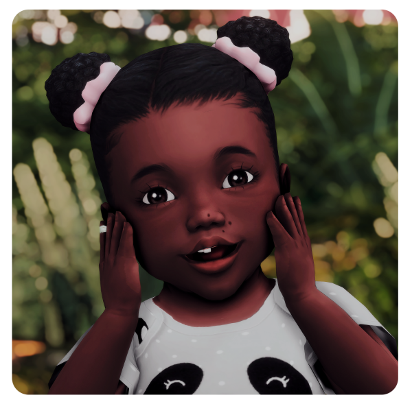 Maxis Match SUNDAY BEST INFANT HAIR SET by simsfinds - The Sims 4 Custom Content