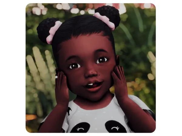 Maxis Match SUNDAY BEST INFANT HAIR SET - The Sims 4 Custom Content