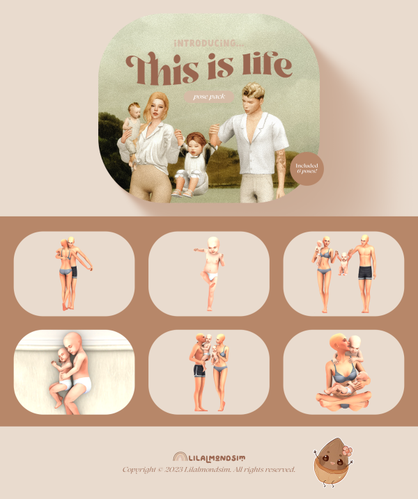 Mix This is life by simsfinds - The Sims 4 Custom Content