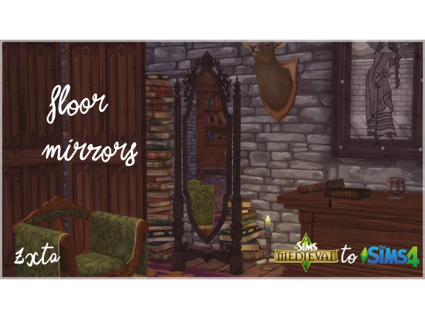 Maxis Match TSM to Floor Mirrors by Zx_Ta - The Sims 4 Custom Content