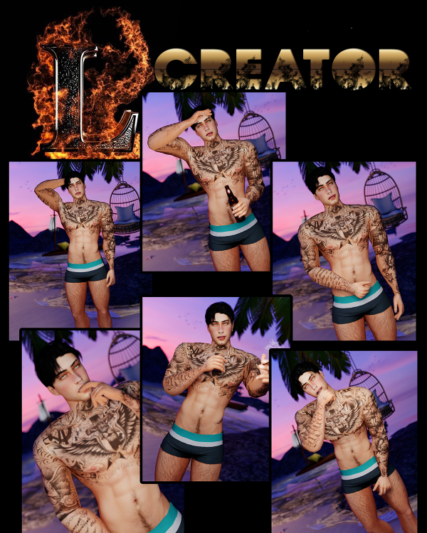 Alpha male 11 by lamontcreatorr - The Sims 4 Custom Content