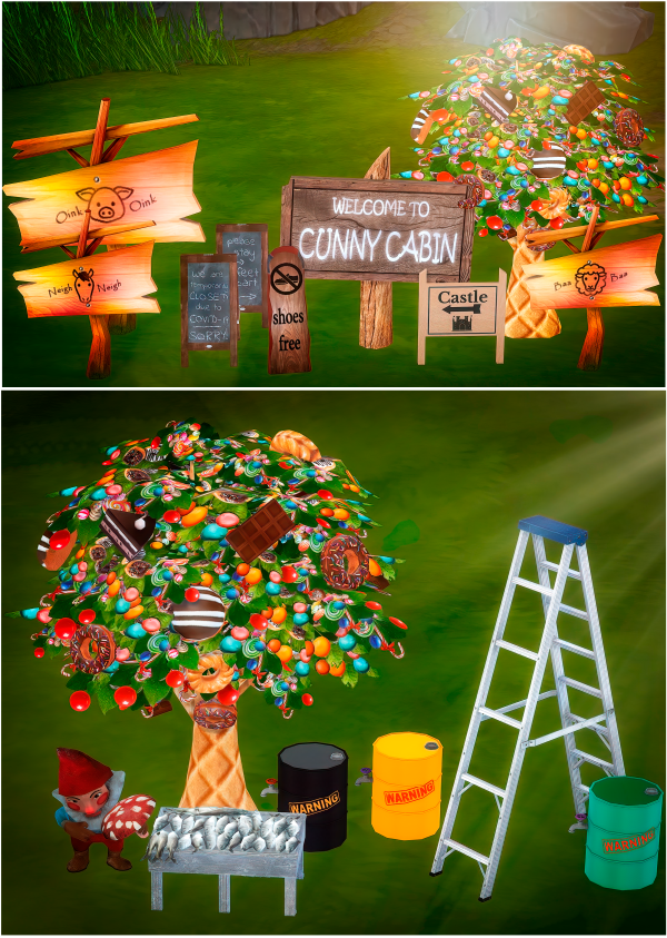 Mix CLUTTER (9 ITEMS) Thank you for downloading by simsfinds - The Sims 4 Custom Content