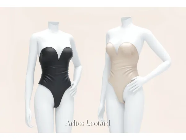 Alpha Leotard by Arltos - The Sims 4 Custom Content