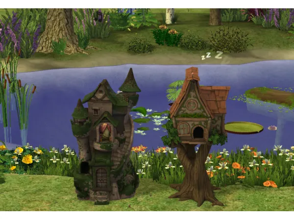 fairy houses with more options - The Sims 2 Custom Content
