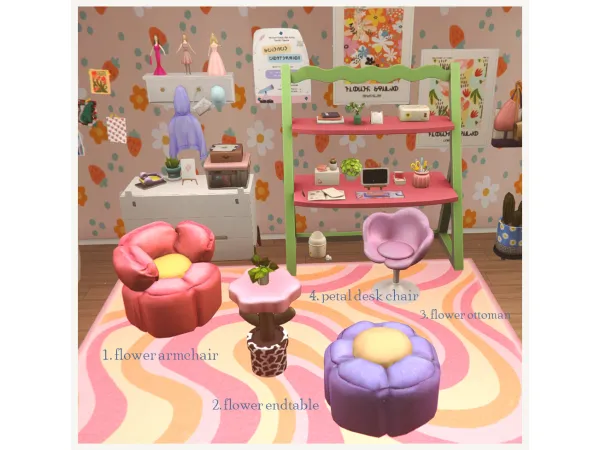 4t2_flowerset - The Sims 2 Custom Content