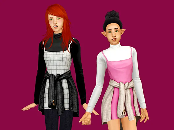 4t2 Arethabee Jessica Dress - The Sims 2 Custom Content