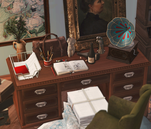 antiques by simsfinds - The Sims 2 Custom Content