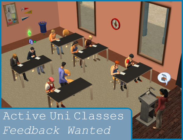 Active Classes For Sims 2 Feedback Wanted by simsfinds - The Sims 2 Custom Content