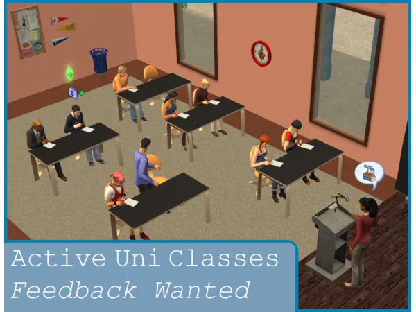Active Classes For Sims 2 Feedback Wanted - The Sims 2 Custom Content