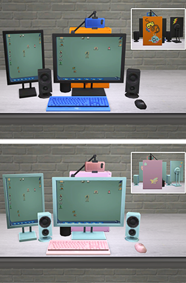 4t2 Streamers First Computer by simsfinds - The Sims 2 Custom Content