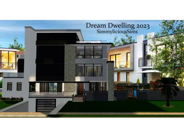 New Lot Dream Dwelling 2023 - The Sims 2 Custom Content
